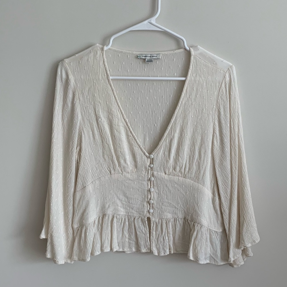 Bell sleeve bohemian top